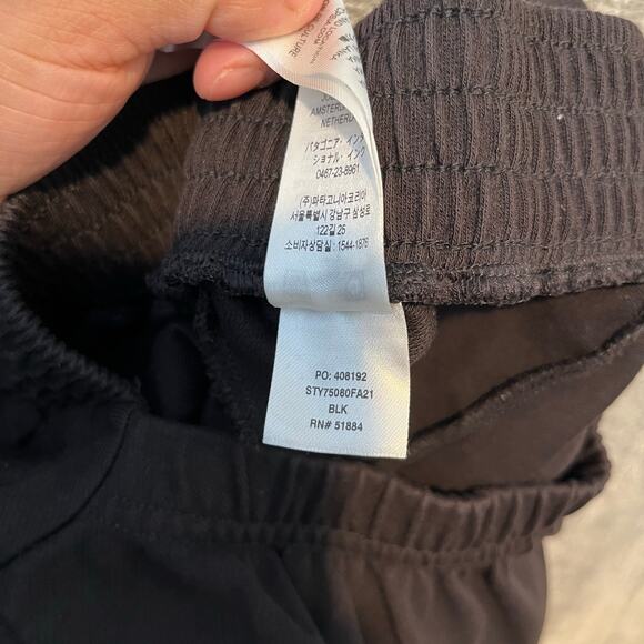 Patagonia Size Medium Women’s Organic Cotton Roaming‎ Jumpsuit Black - Picture 8 of 9